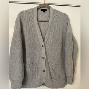 J. Crew Cashmere Blend Oversized Cardigan